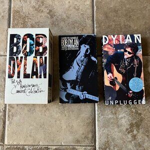Bob Dylan 30th Anniversary, Bob Dylan Unplugged,Bob Dylan Hard To Handle All VHS